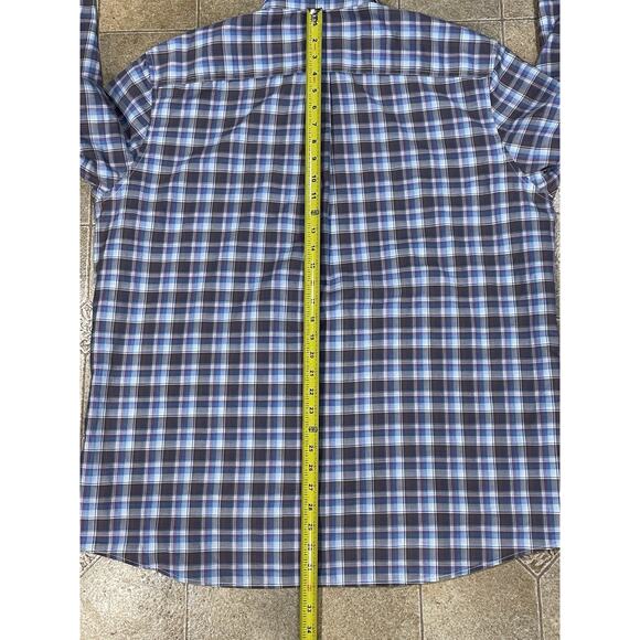 Johnnie-O Hangin' Out Men’s XL Button Up Shirt Long Sleeve Misc Plaid Cotton-EUC - Picture 4 of 13